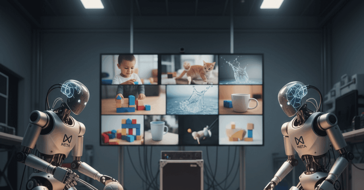 Meta V-JEPA model shows intuitive physics from video