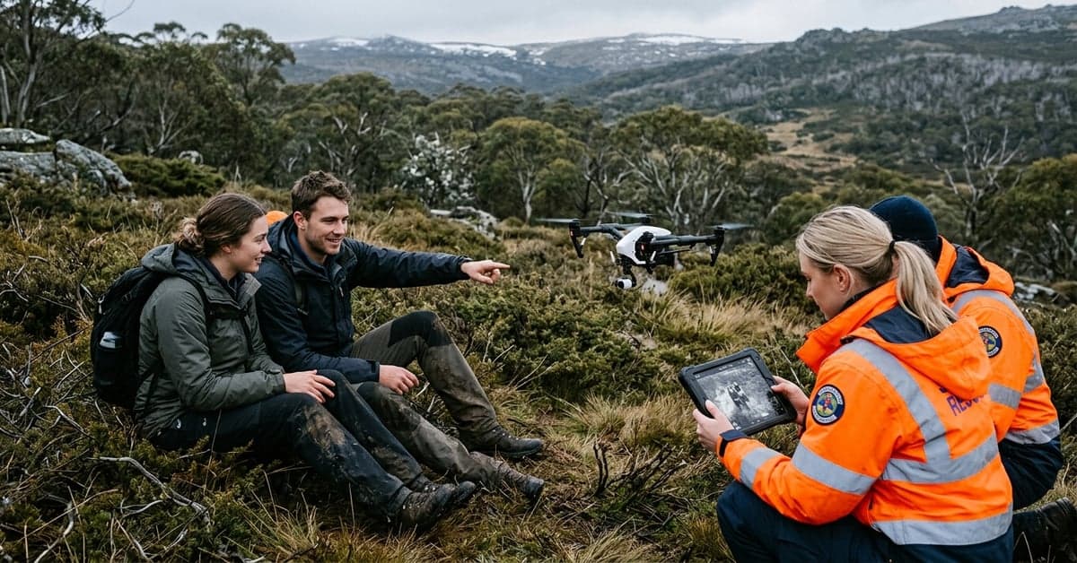 AI drone rescue finds hikers in Australia in five hours