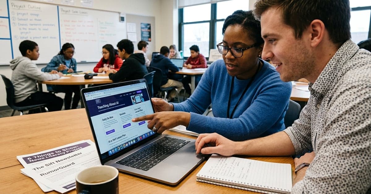 News Literacy Project AI hub gives teachers ready lessons