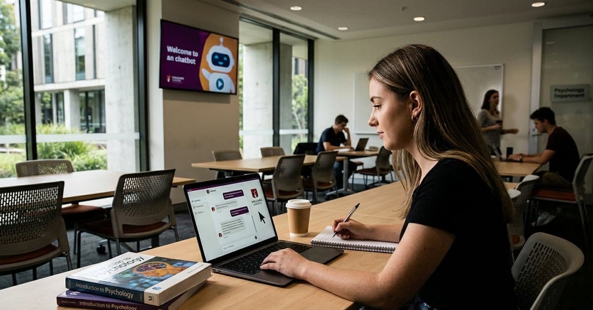 Macquarie University chatbot classes: what changes now